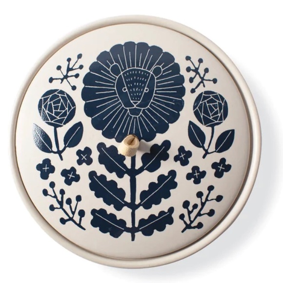 Zodiac…indigo “Pisces” round ceramic decorative trinket box in Kraft gift-NIB - Picture 15 of 16